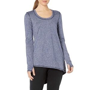 Splendid Women's Studio Activewear Workout Athletic Long Sleeve Tunic Top Sz S